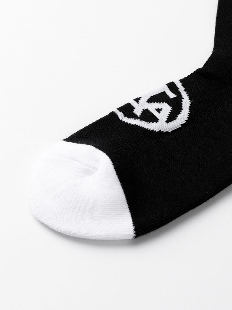 UTAA Head Logo Loop Basic Socks : Men's Black