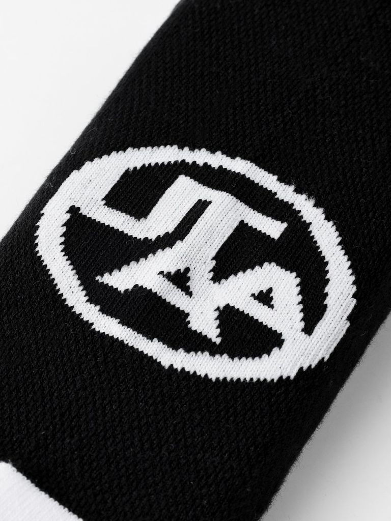 UTAA Head Logo Loop Basic Socks : Men's Black