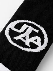 UTAA Head Logo Loop Basic Socks : Men's Black