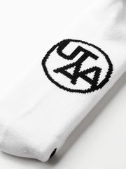 UTAA Logo Loop Stretch Basic Socks : Men's White