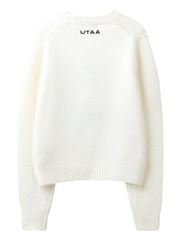 UTAA Neon Color Pop Knit Pullover : Women's White