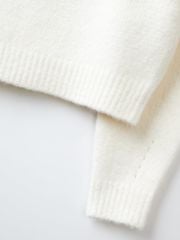 UTAA Neon Color Pop Knit Pullover : Women's White