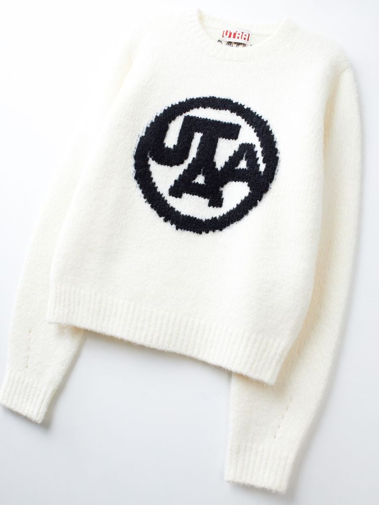 UTAA Neon Color Pop Knit Pullover : Women's White