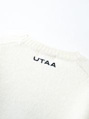 UTAA Neon Color Pop Knit Pullover : Women's White