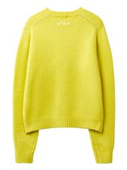 UTAA Neon Color Pop Knit Pullover : Women's Yellow