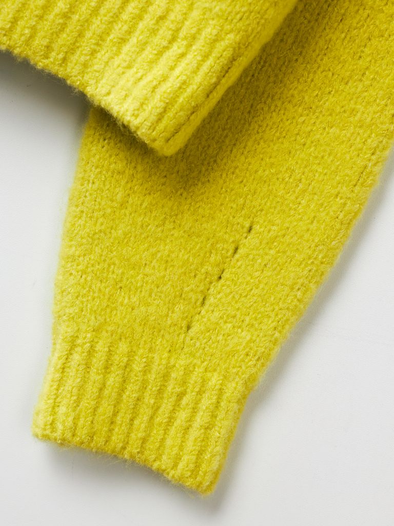 UTAA Neon Color Pop Knit Pullover : Women's Yellow