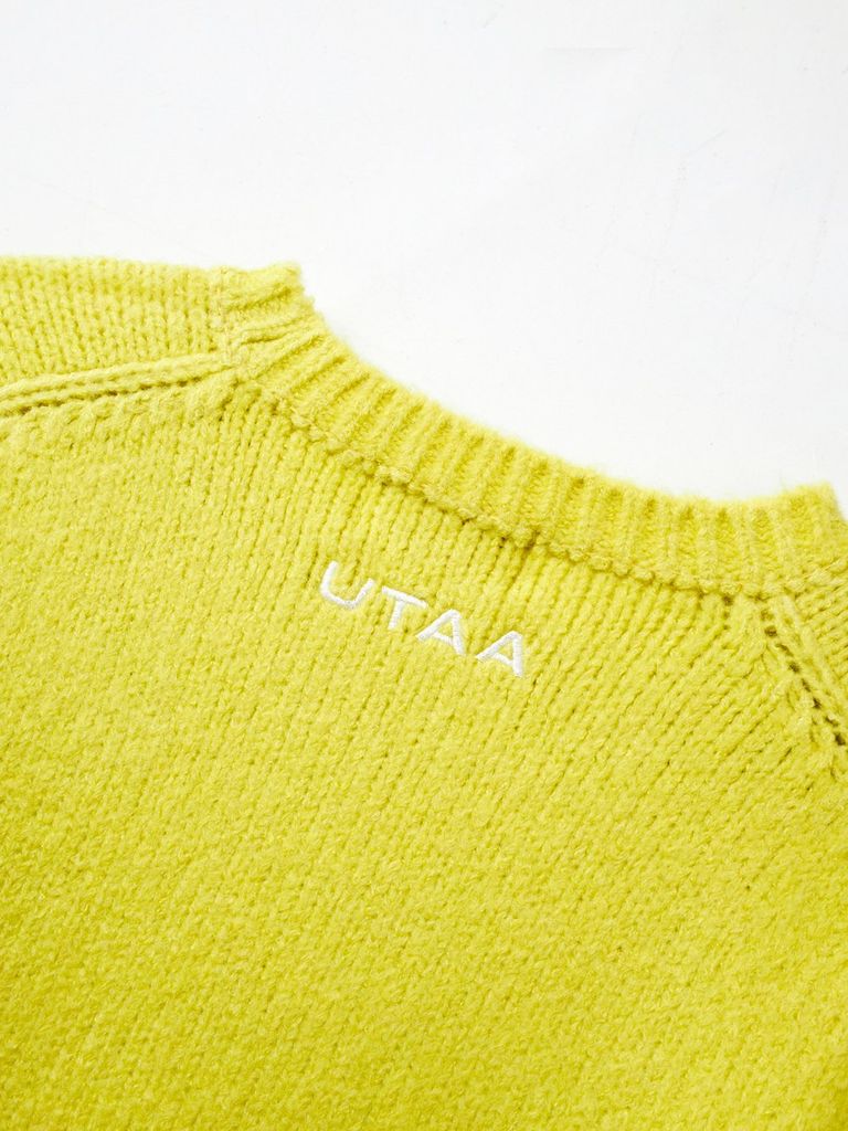 UTAA Neon Color Pop Knit Pullover : Women's Yellow