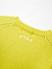 UTAA Neon Color Pop Knit Pullover : Women's Yellow