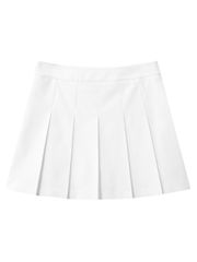 UTAA Slide Bulk Logo Flare Skirt : White