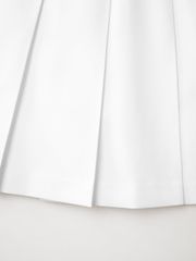 UTAA Slide Bulk Logo Flare Skirt : White