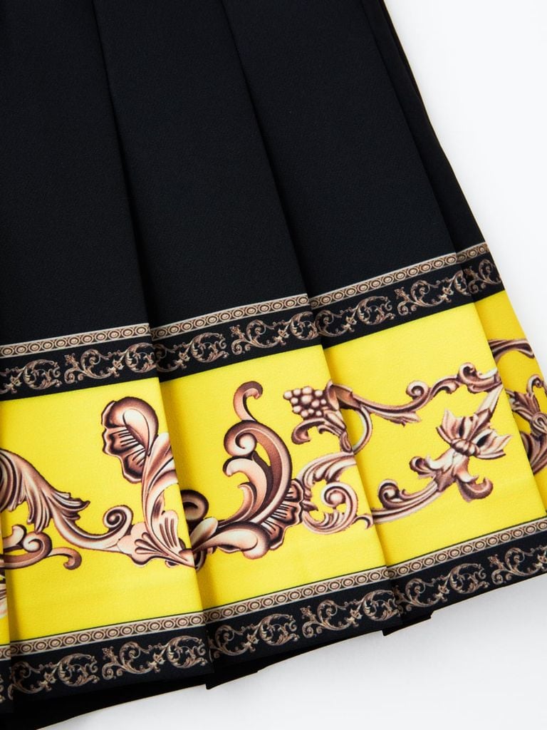 UTAA Neon Golden Baroque Flare Skirt : Yellow