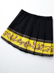 UTAA Neon Golden Baroque Flare Skirt : Yellow