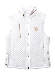 UTAA Golden Scales Quilting Padding Vest : Women's White