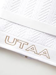 UTAA Golden Scales Quilting Padding Vest : Women's White