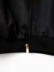 UTAA Gilt Ring Crown Panther Windbreaker Jumper : Women's Black