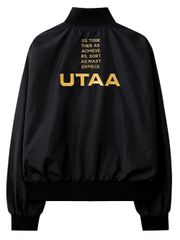 UTAA Gilt Ring Crown Panther Windbreaker Jumper : Women's Black