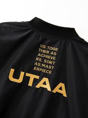UTAA Gilt Ring Crown Panther Windbreaker Jumper : Women's Black