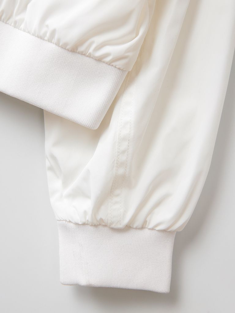 UTAA Gilt Ring Crown Panther Windbreaker Jumper : Women's White