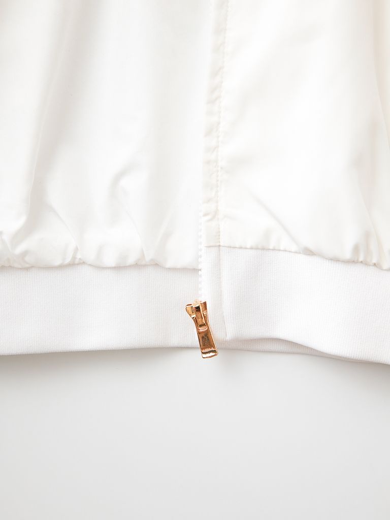 UTAA Gilt Ring Crown Panther Windbreaker Jumper : Women's White
