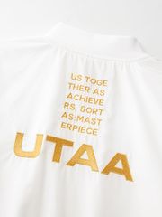 UTAA Gilt Ring Crown Panther Windbreaker Jumper : Men's White