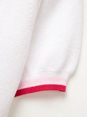 UTAA Amber Double Stripe PK Knit : Women's White