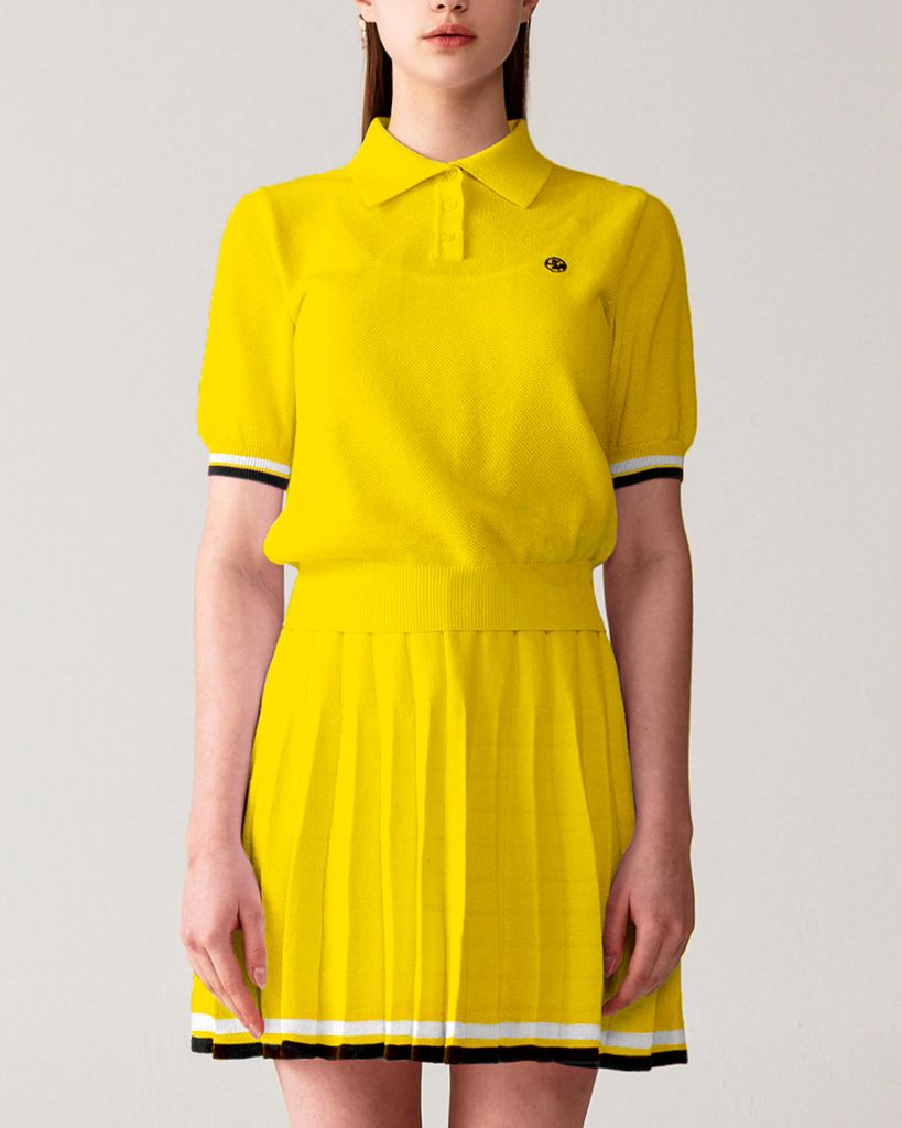 UTAA Amber Double Stripe PK Knit : Women's Yellow