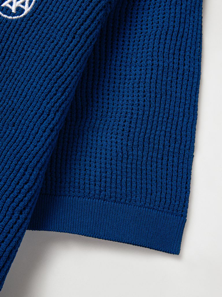 UTAA Dentelle Collar Scasi Knit : Women's Navy