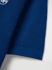 UTAA Dentelle Collar Scasi Knit : Women's Navy