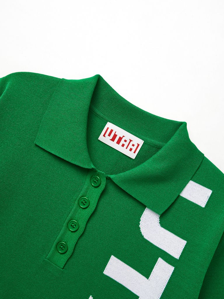 UTAA Arcade Bold Logo PK Knit : Women's Green