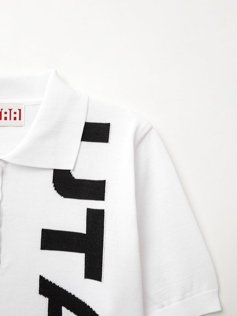 UTAA Arcade Bold Logo PK Knit : Women's White