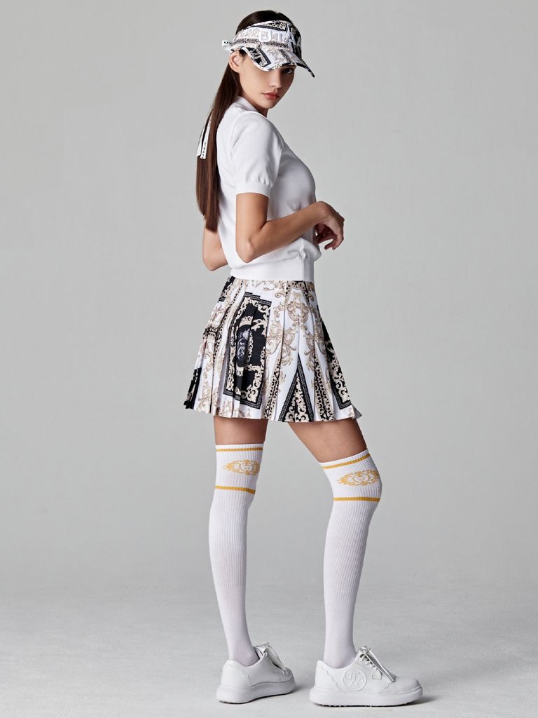 UTAA Arcade Bold Logo PK Knit : Women's White