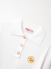 UTAA Gold Symbol PK Sleeve : Women's White