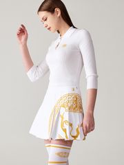 UTAA Gold Symbol PK Sleeve : Women's White