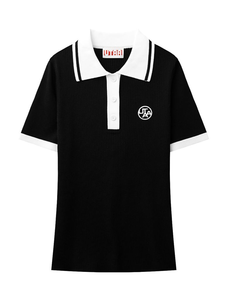 UTAA Dime Symbol Classic PK Knit : Women's Black