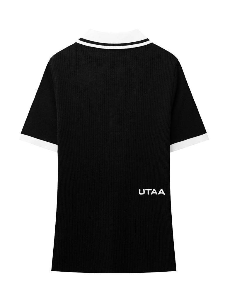 UTAA Dime Symbol Classic PK Knit : Women's Black