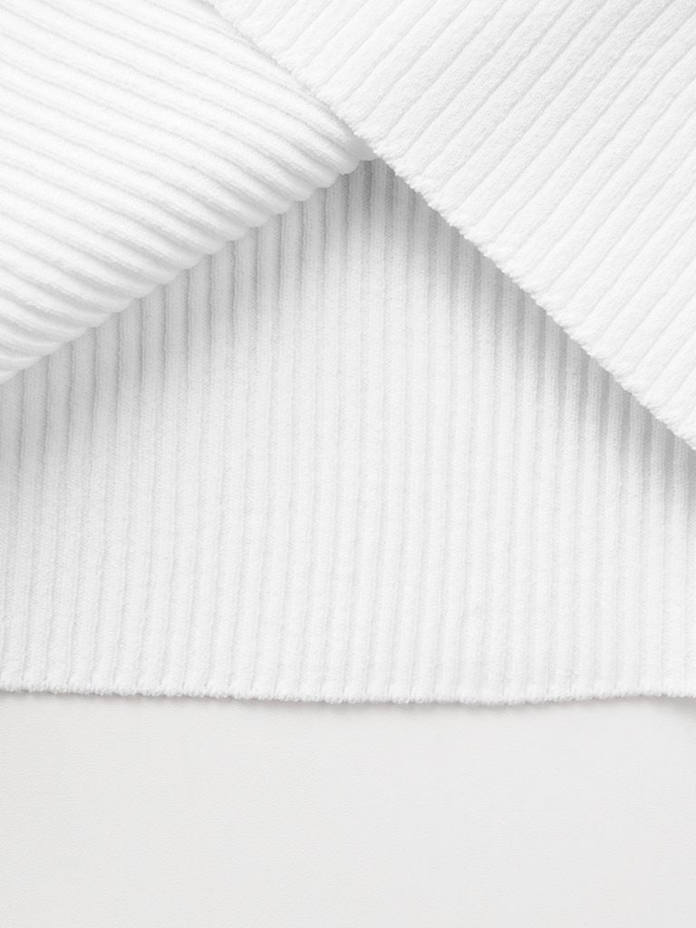 UTAA Dime Symbol Classic PK Knit : Women's White