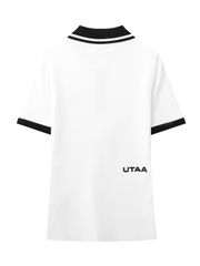 UTAA Dime Symbol Classic PK Knit : Women's White