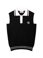 UTAA Dime Symbol PK Knit Sleeveless : Women's Black