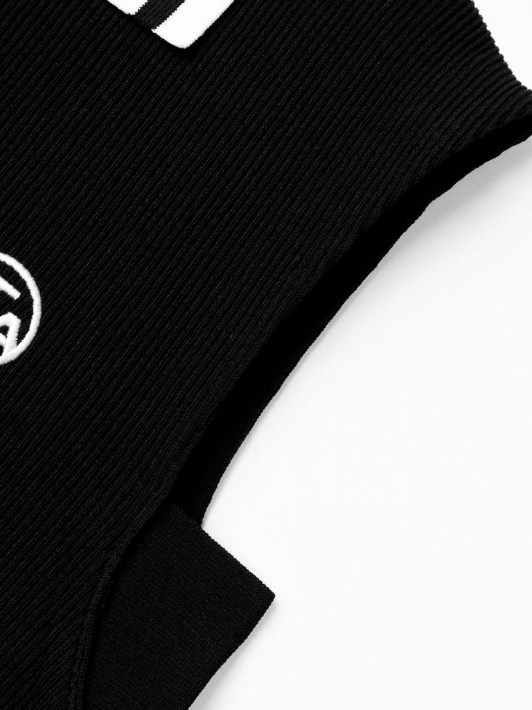 UTAA Dime Symbol PK Knit Sleeveless : Women's Black