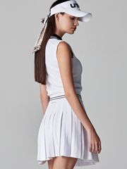 UTAA Dime Symbol PK Knit Sleeveless : Women's White