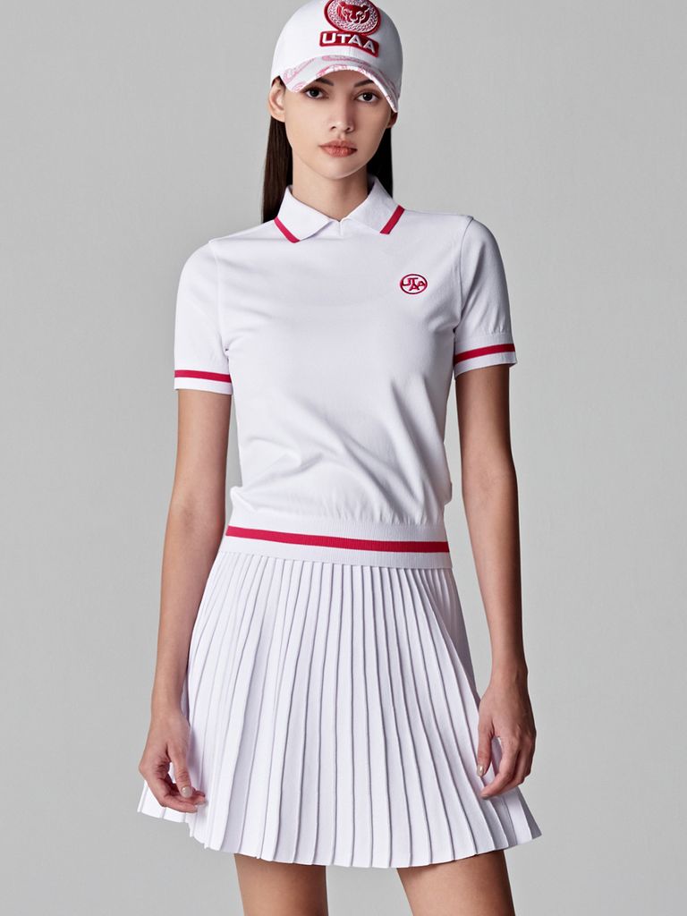 UTAA Notion Openneck Knit : Women's White