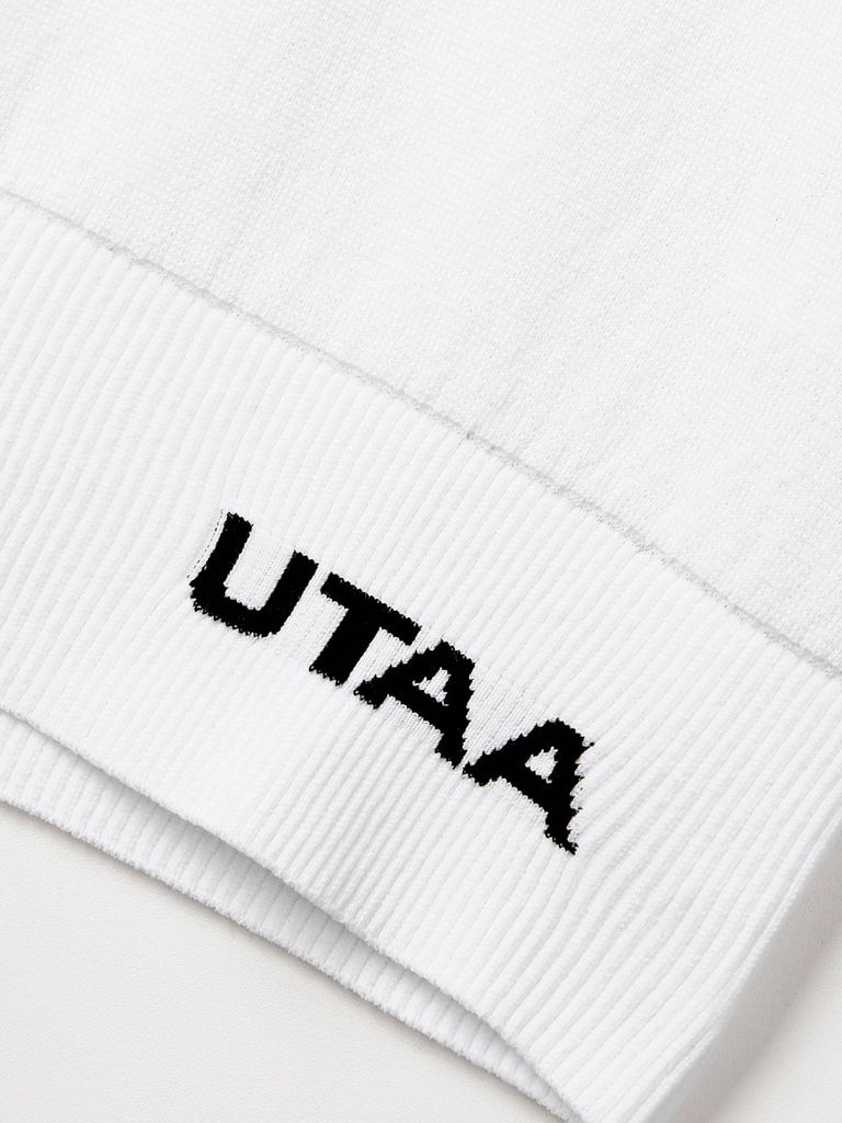 UTAA Crown Panther Wappen Classical PK Knit : Women's White