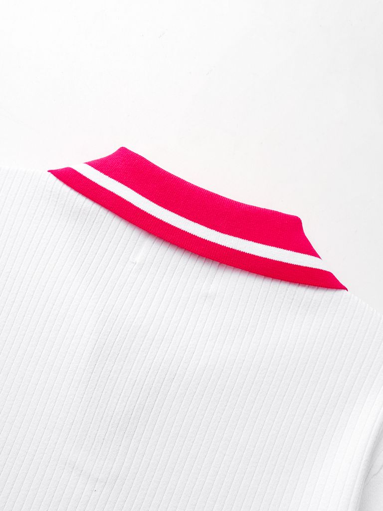 UTAA Orchid Line Openneck Knit : Women's White