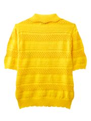 UTAA Twin Ruffle Knit PK Sleeve : Women's Yellow