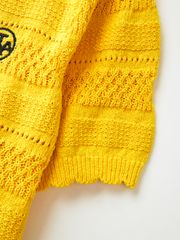 UTAA Twin Ruffle Knit PK Sleeve : Women's Yellow