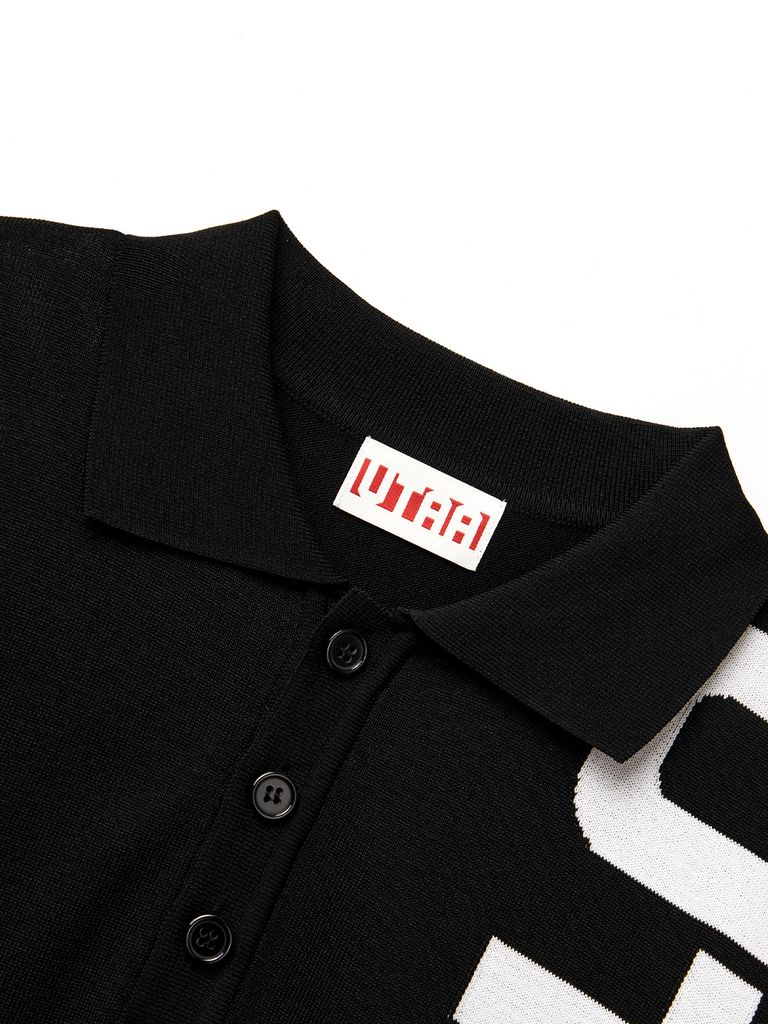 UTAA Arcade Bold Logo PK Knit : Men's Black