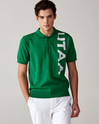 UTAA Arcade Bold Logo PK Knit : Men's Green