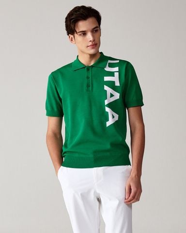 UTAA Arcade Bold Logo PK Knit : Men's Green