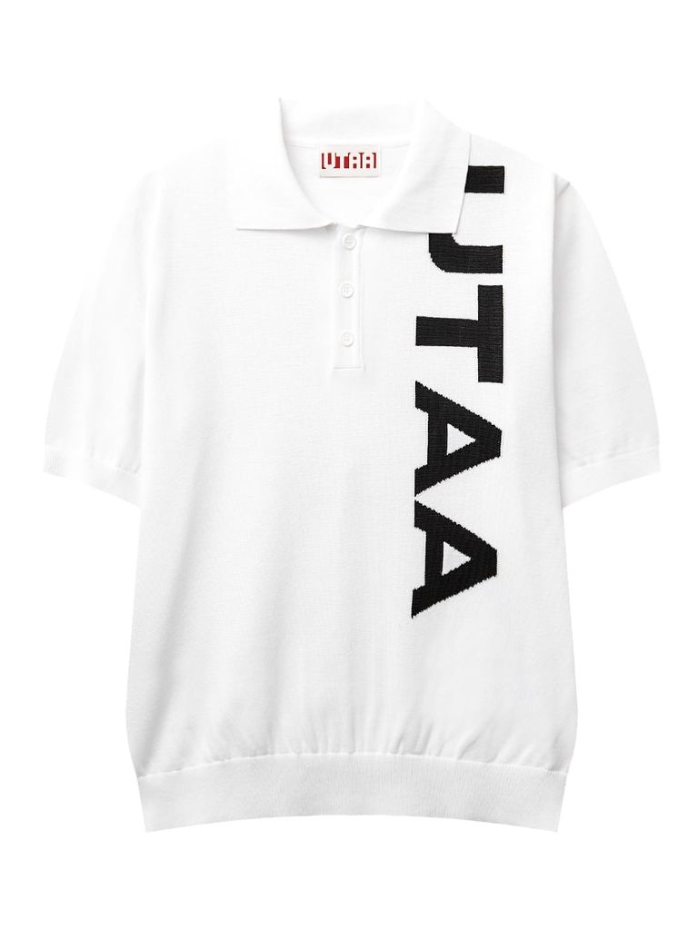 UTAA Arcade Bold Logo PK Knit : Men's White