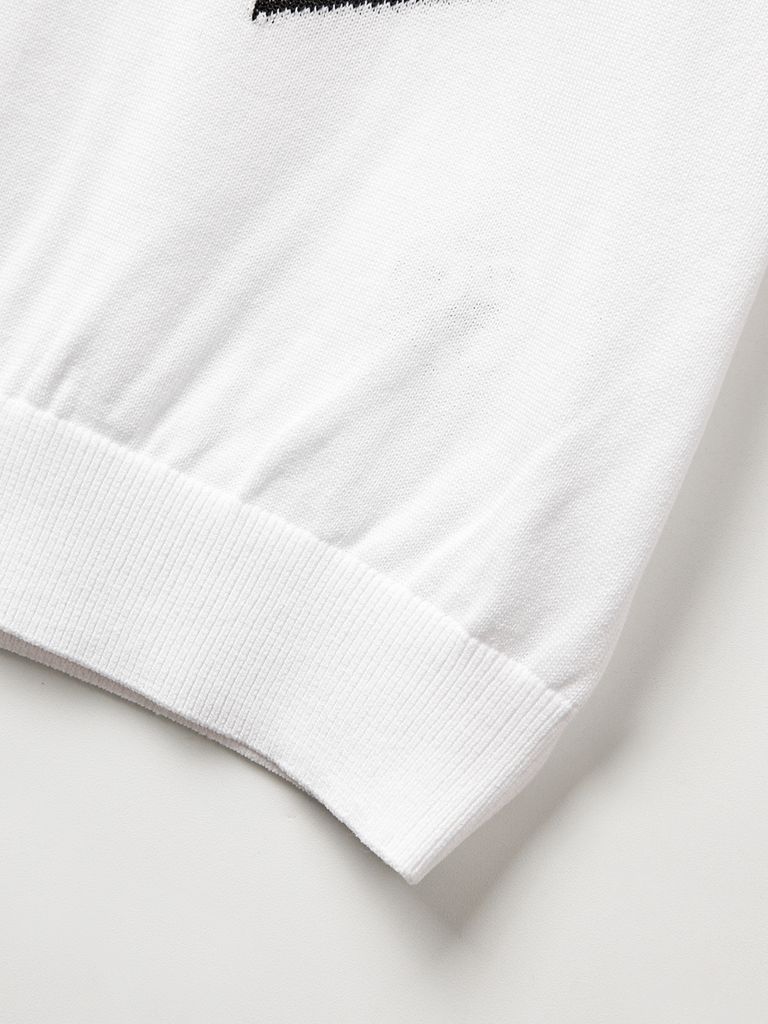 UTAA Arcade Bold Logo PK Knit : Men's White